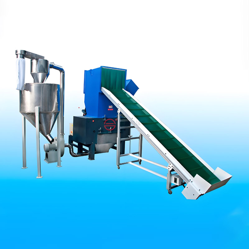 Multi functional crushing and recycling system
